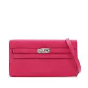 [Pre-owned] Hermès Chevre Mysore Kelly To Go Wallet