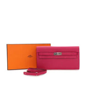 [Pre-owned] Hermès Chevre Mysore Kelly To Go Wallet