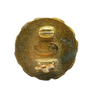 [Pre-owned] Chanel Gold Plated Acrylic CC Clip On Earrings