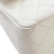 [Pre-owned] Chanel Medium Classic Caviar Double Flap