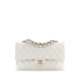 [Pre-owned] Chanel Medium Classic Caviar Double Flap