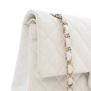 [Pre-owned] Chanel Medium Classic Caviar Double Flap