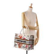 [Pre-owned] Dior Medium Toile de Jouy Tropicalia Book Tote