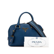 [Pre-owned] Prada Mini Vitello Phenix Bauletto Satchel