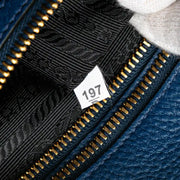 [Pre-owned] Prada Mini Vitello Phenix Bauletto Satchel