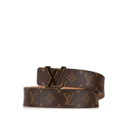 [Pre-owned] Louis Vuitton Monogram Initiales Reversible Belt