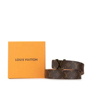 [Pre-owned] Louis Vuitton Monogram Initiales Reversible Belt