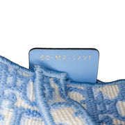 [Pre-owned] Dior Oblique Embroidered Canvas Saddle Bag