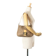 [Pre-owned] Fendi Zucchino Canvas Mamma Forever